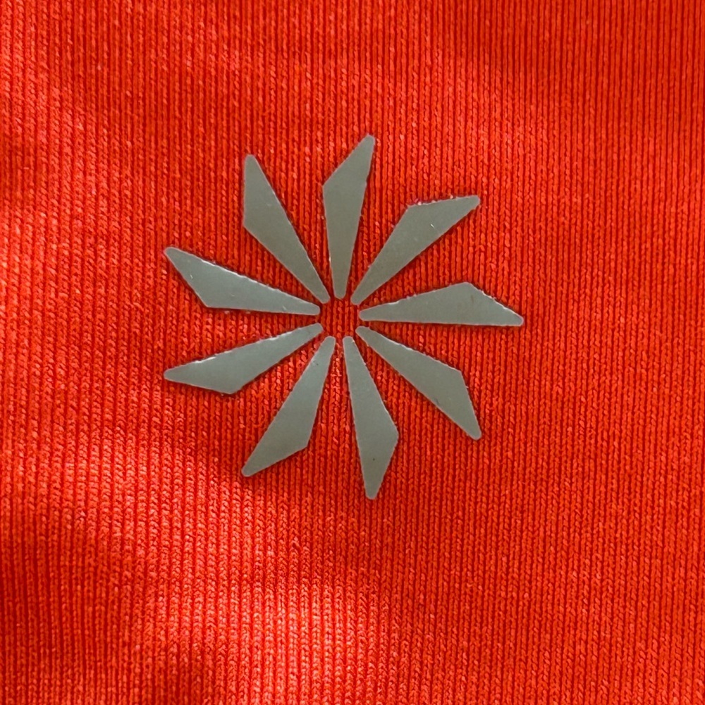 Athleta D/DD Crossback Bikini Top Coral Red NWT Size Small Support Swim - Picture 6 of 8